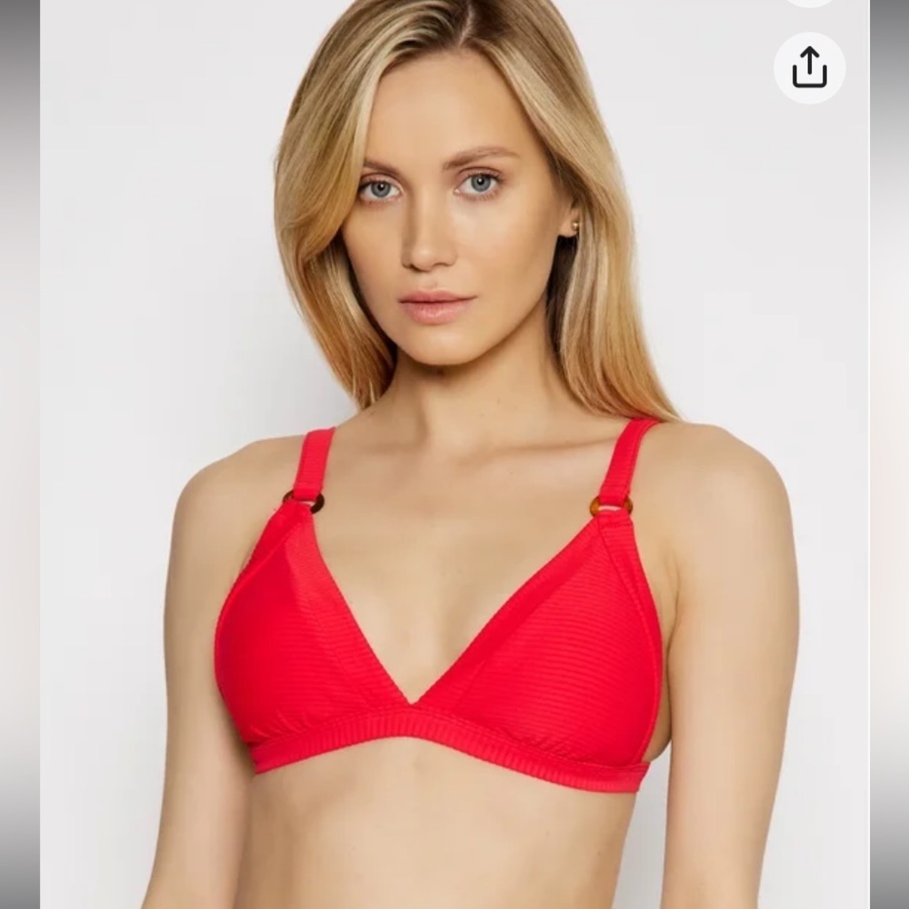 Seafolly Women's Summer Sea Bound Tri Bra Bikini Top new without tag